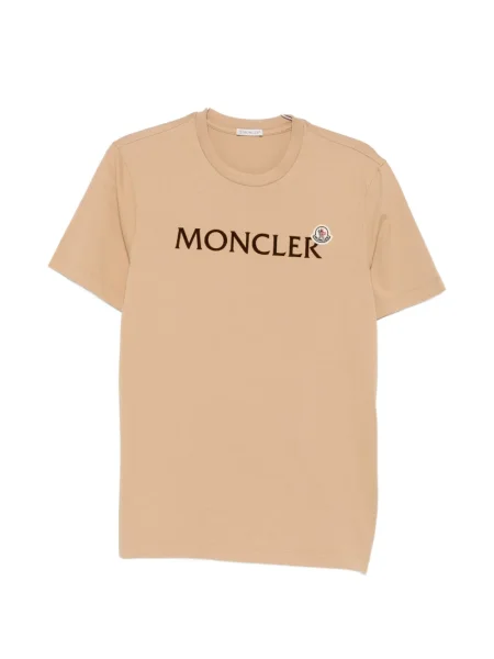 Tricou Moncler cu autograf maro