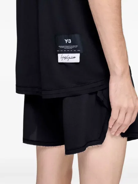 Tricou Y-3 scurt albastru