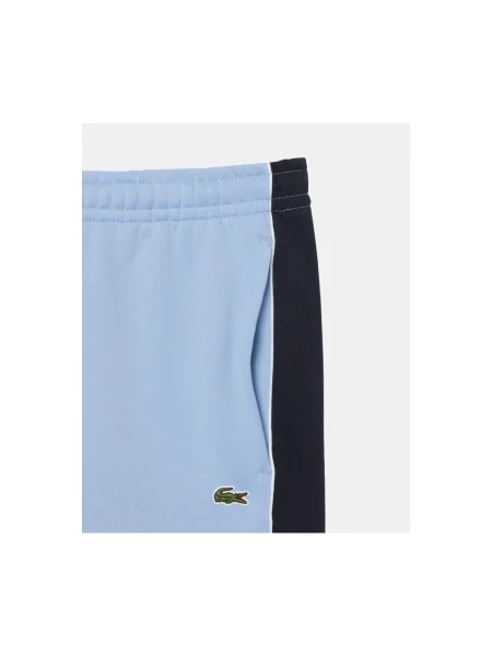 Pantaloni Lacoste albastru