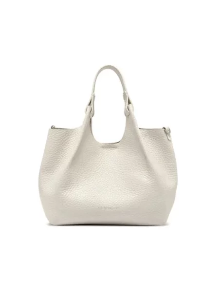 Torebka crossbody Gianni Chiarini skórzana biała