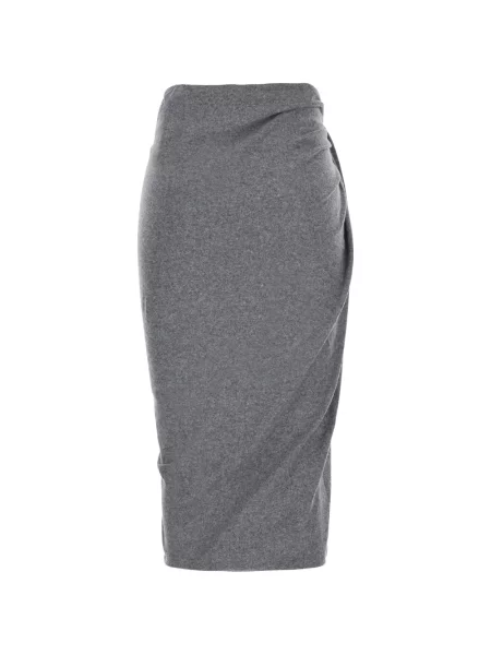 Midi sukňa Marant Etoile sivá