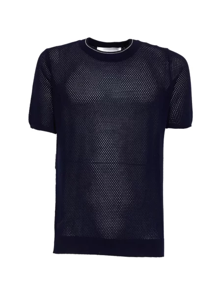 Tricou Amaranto ajurat albastru