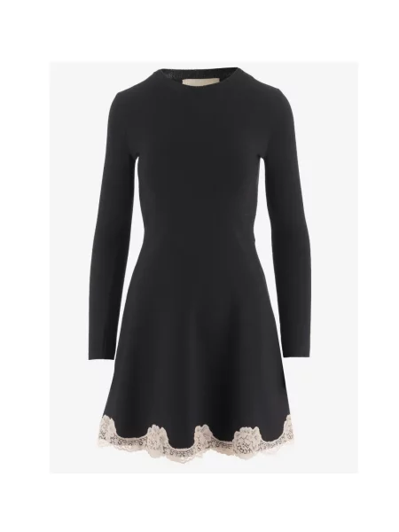 Rochie Valentino Garavani din dantelă negru