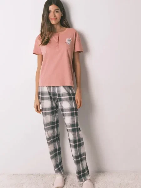 Pyžamo women'secret LILO & STITCH sivá
