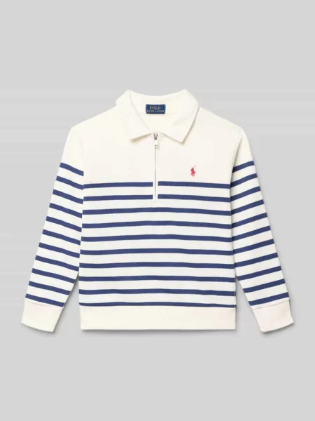 Bluza dresowa o regularnym kroju z mieszanki bawełny Polo Ralph Lauren biała