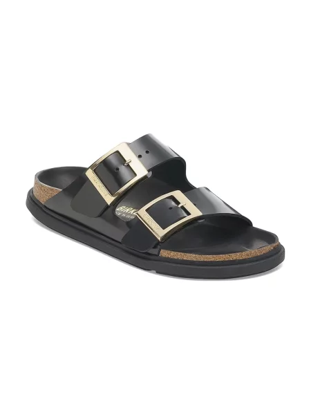 Sneakers Birkenstock με αγκράφα μαύρο