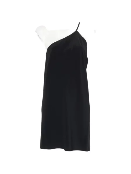 Rochie mini Rick Owens cu un umăr gol de costum negru