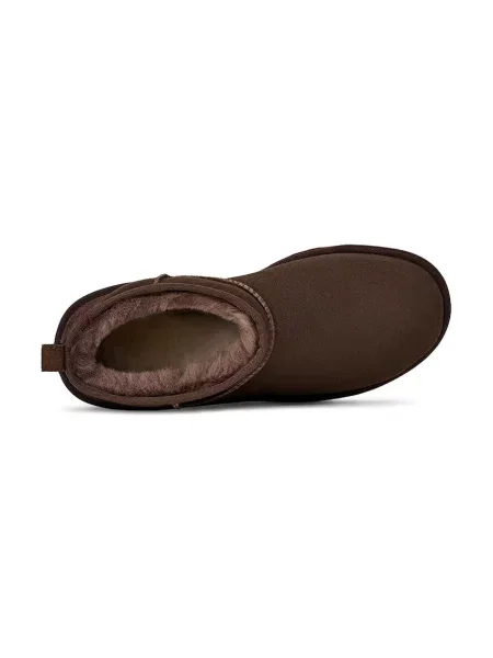 Замшевые классические мини сапоги Ugg коричневые