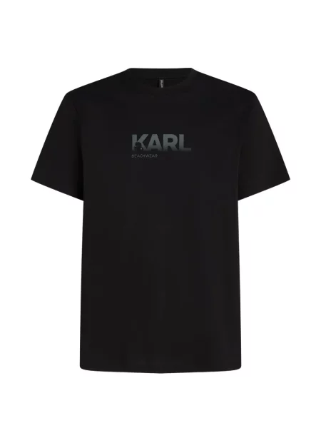 Tricou Karl Lagerfeld cu imagine negru