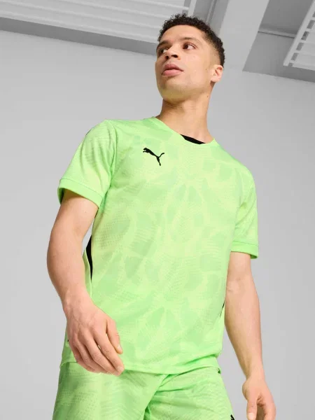 Спортивна футболка PUMA Gk Jersey Replica Ss комбінований верх зелений