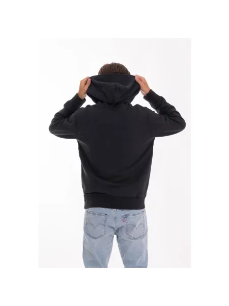 Bluza z kapturem Levi's z kapturem czarna