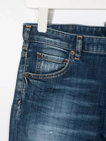 Jeansy dziecięce Dsquared2 niebieskie