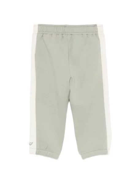 Dětské kalhoty Emporio Armani zelené