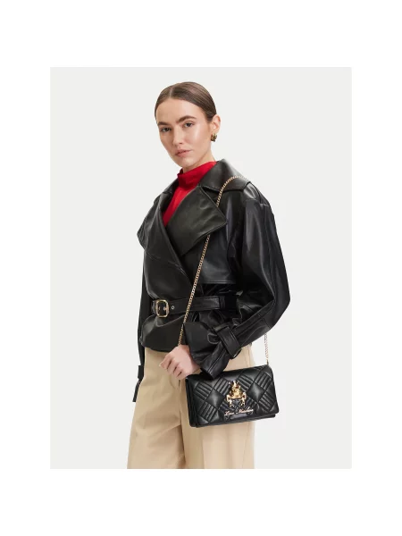 Love Moschino Geantă de umăr auriu negru