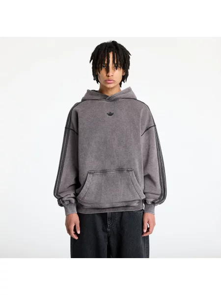 Geacă Adidas Originals cu glugă gri