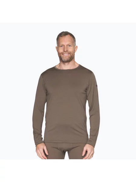 Мъжки термоактивен суитшърт Devold Breeze Merino falcon бежово