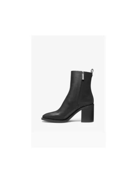 Buty do kostki Michael Kors skórzane czarne