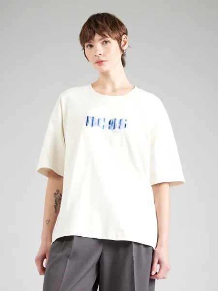 BOSS Majica Relaxed Fit bela