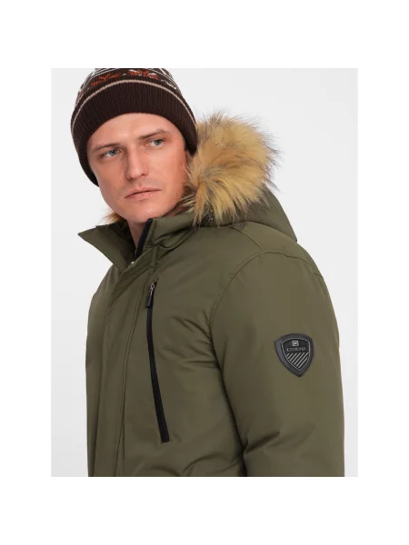 Textil Ombre parka Minniewallah tmavě olivová zelená