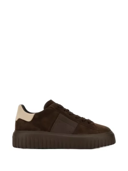 Sneakerși Hogan cu dungi maro