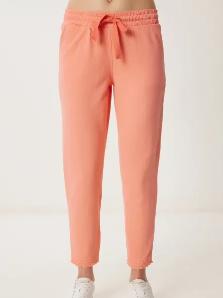 Happiness İstanbul Pantaloni piersică portocaliu