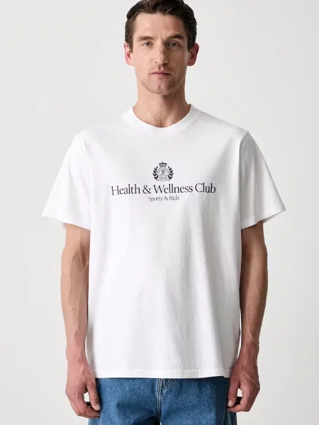 Sporty & Rich H&W Crest tricou din pentru bărbați
