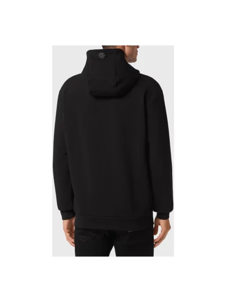 Bluza z kapturem Philipp Plein z kapturem czarna