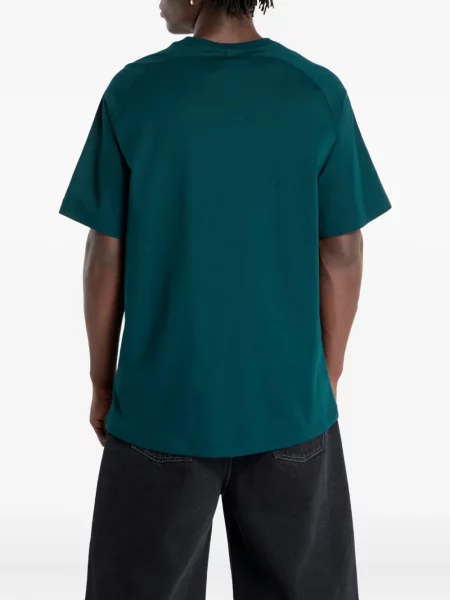 Бягане тениска Adidas с леопардов принт от джърси черно