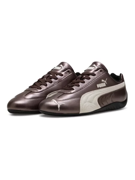 PUMA Sneakersy unisex Speedcat Metaliczny Buty 44 brązowy