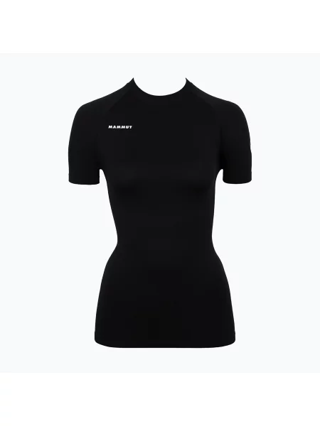 Koszulka termoaktywna Mammut All-Mountain Seamless BL Mid black/white biała