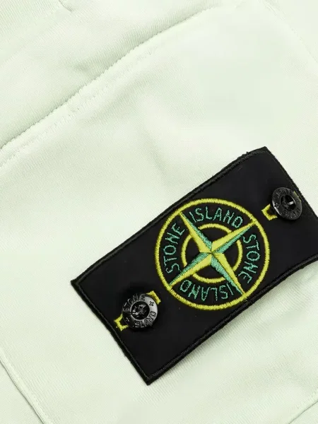 Pantaloni cargo Stone Island cu strasuri verde