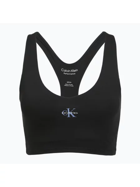 Melltartó Calvin Klein Graphic Soft Sport Longline black. Méret: XS fekete