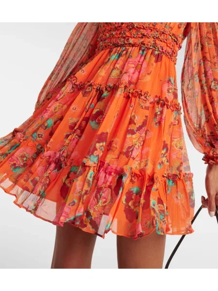 Rochie Ulla Johnson de mătase cu model floral