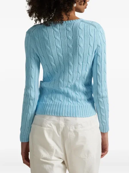 Căciulă Polo Ralph Lauren cu broderie tricotate de costum albastru