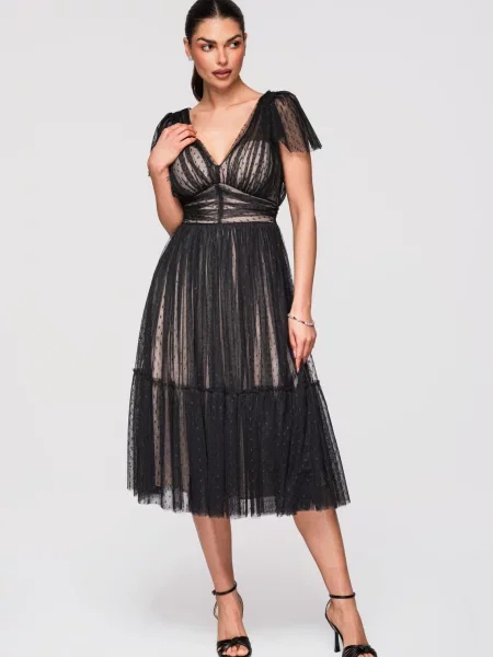 Rochie de seară Edoti negru