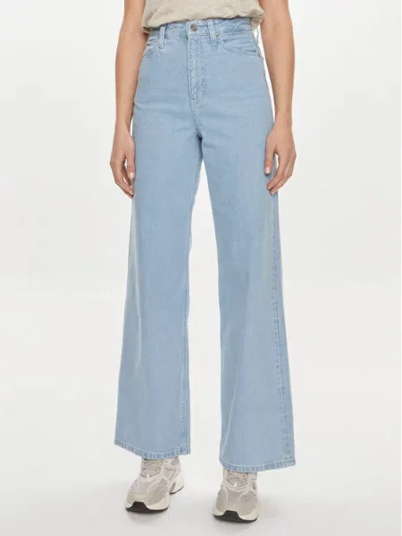 Široké džíny Calvin Klein modré