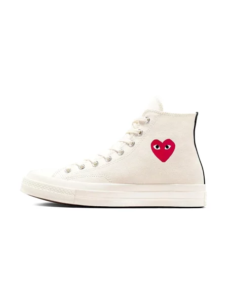 Sneakersy Comme Des Garcons Play skórzane casual czarne