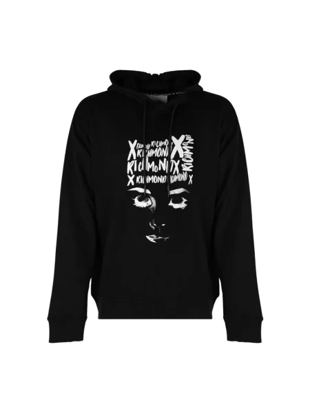 Bluza z kapturem John Richmond z kapturem czarna