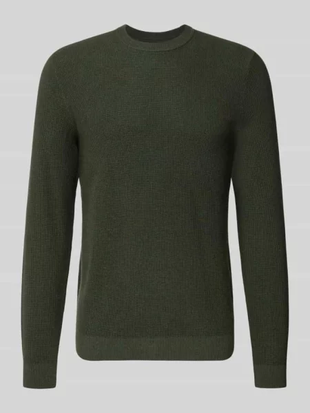 Sweter z dzianiny z prążkowanymi wykończeniami Mcneal