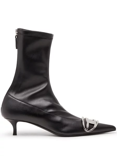 Botine Diesel din piele negru