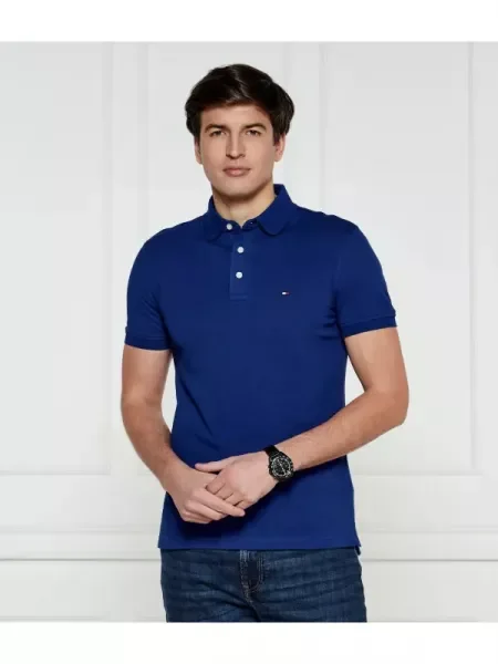 Tommy Hilfiger Tenisz póló | pique kék
