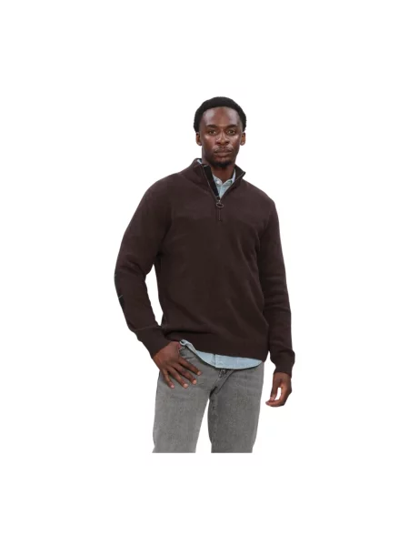 Sweter Barbour brązowy