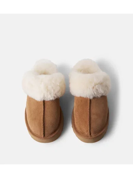 Gyerek otthoni papucs Ugg bézs
