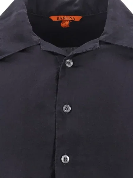 Tricou polo Barena cu strasuri albastru