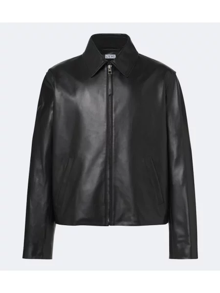 Geanta de piele Loewe negru