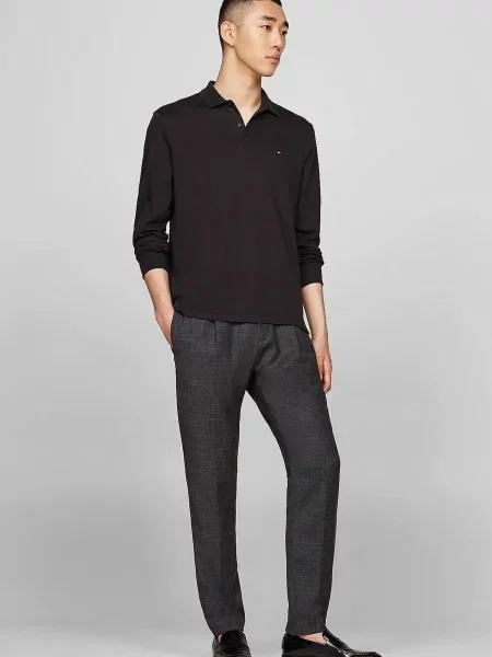 Поло Tommy Hilfiger черное