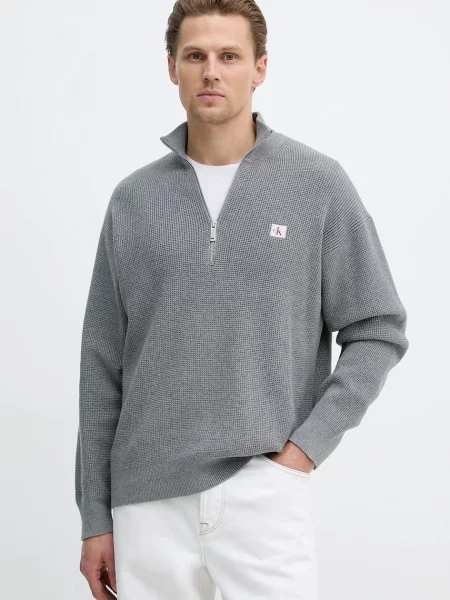 Calvin Klein Jeans pulover de gri