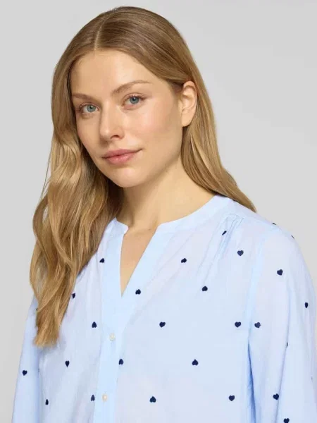 Bluzka koszulowa o kroju regular fit z czystej bawełny Tom Tailor