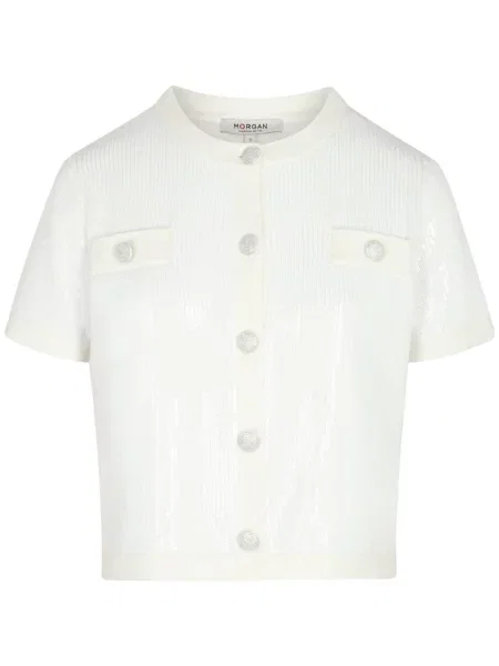 Kardigan Morgan De Toi bílý