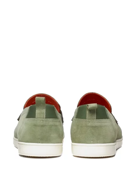 Loafersy Poche Paris zielone